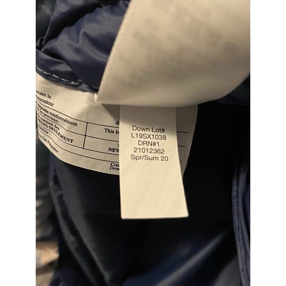 Eddie Bauer 80% Down Vest Women’s Size 2XL Tie Dye Puffer Full Zip Insulated - Picture 8 of 11